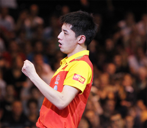 波兰队鏖战中国队,张继科扛起全队 波兰队鏖战中国队,张继科扛起全队